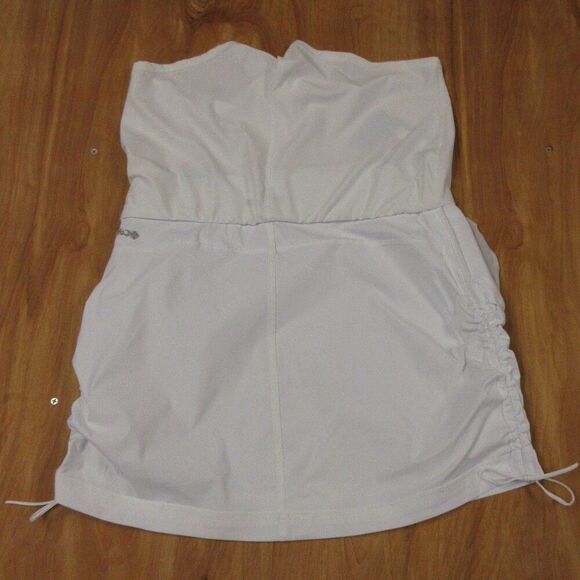 COLUMBIA Marina Bay Skort Womens Large White Omni Shade Pull On Skirt Shorts NWT - Picture 12 of 16